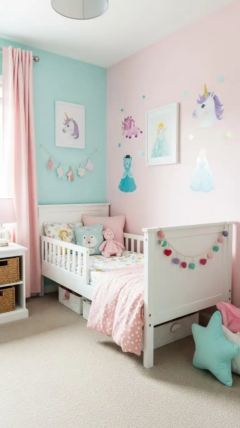 21 Toddler Girl Bedroom Ideas Small & Stylish 3 Choosing Colors and Themes for a Small Toddler Girl’s Bedroom