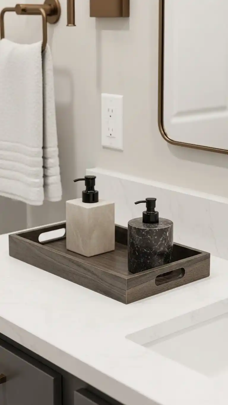 23 Bathroom Tray Decor Ideas for a Clean, Stylish Look 2 How to Choose the Right Tray for Your Bathroom