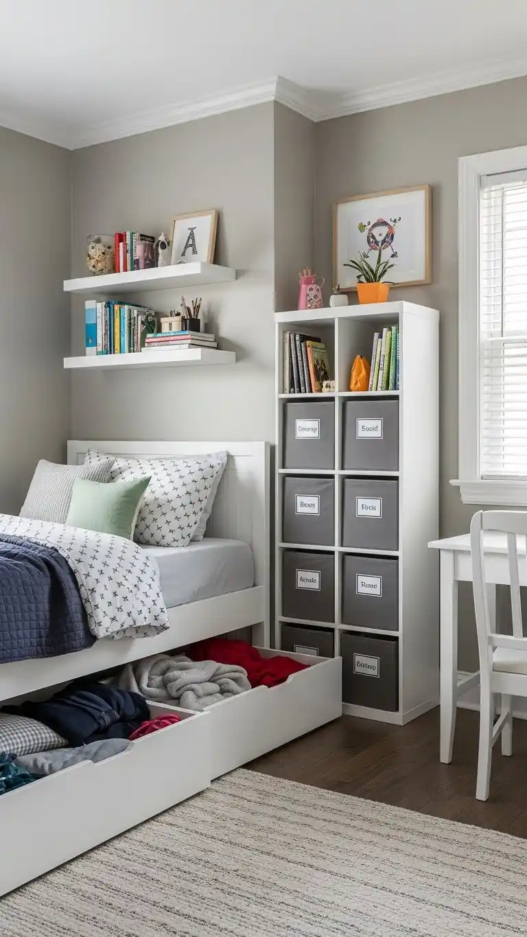 11 Shared Bedroom For Kids Ideas That Shine 3 Innovative Storage Solutions for Kids Sharing a Bedroom
