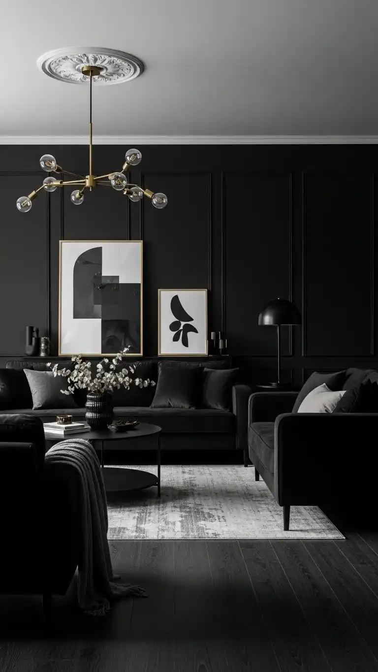 Black Living Room Ideas to Transform Your Space 3 Key Elements for Designing a Black Living Room