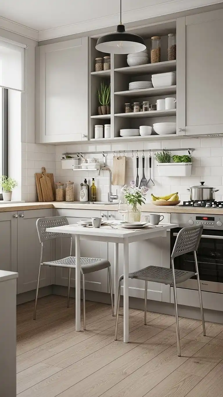 17 Simple & Stunning Small Kitchen Dining Area Ideas 2 Key Principles for Designing a Small Kitchen Dining Area