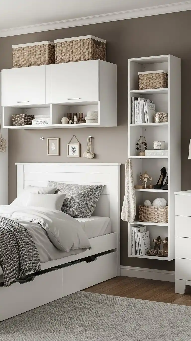 23 Stylish Tiny Bedroom Ideas That Maximize Space 2 Maximizing Storage Without Compromising Style