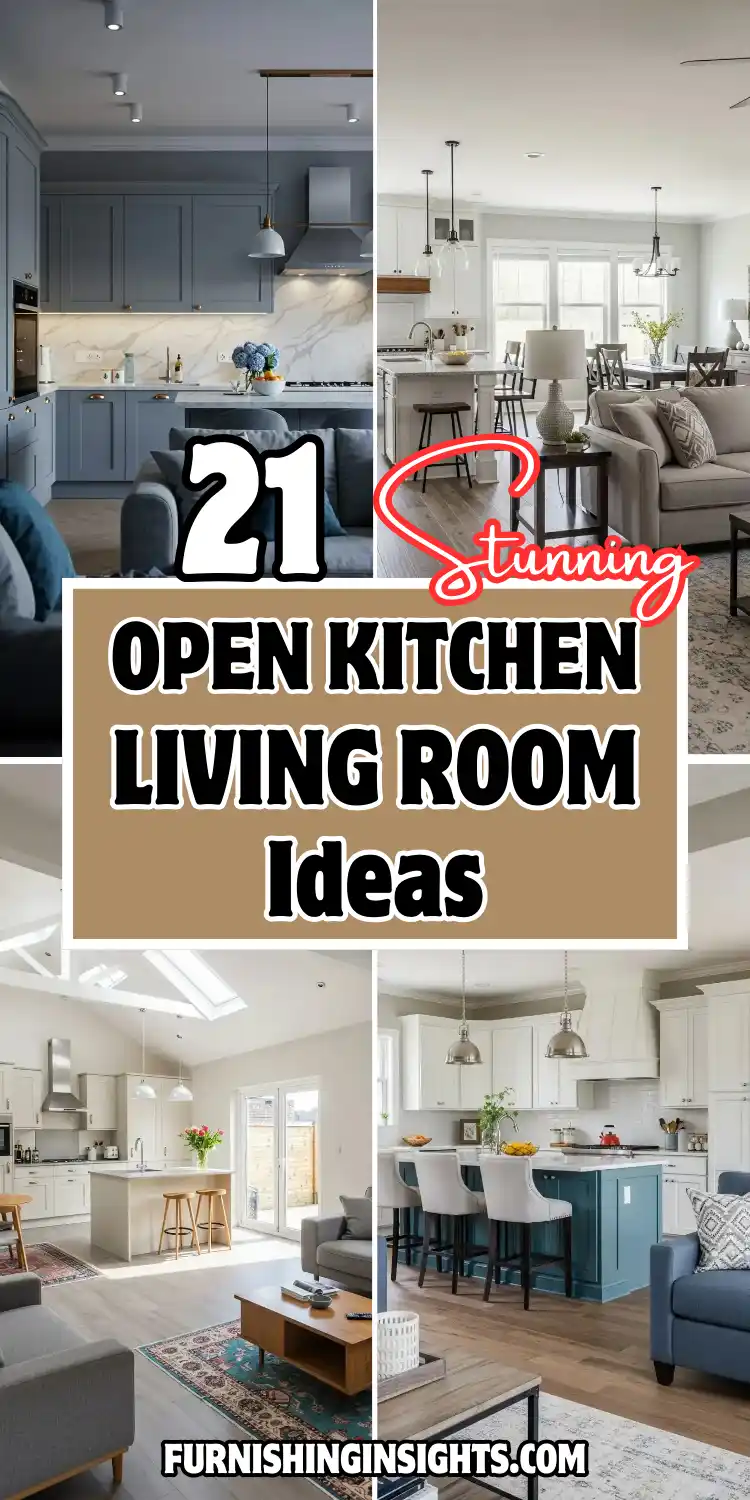 Open Kitchen Living Room Ideas for a Bright, Cozy Space 1 Open Kitchen Living Room