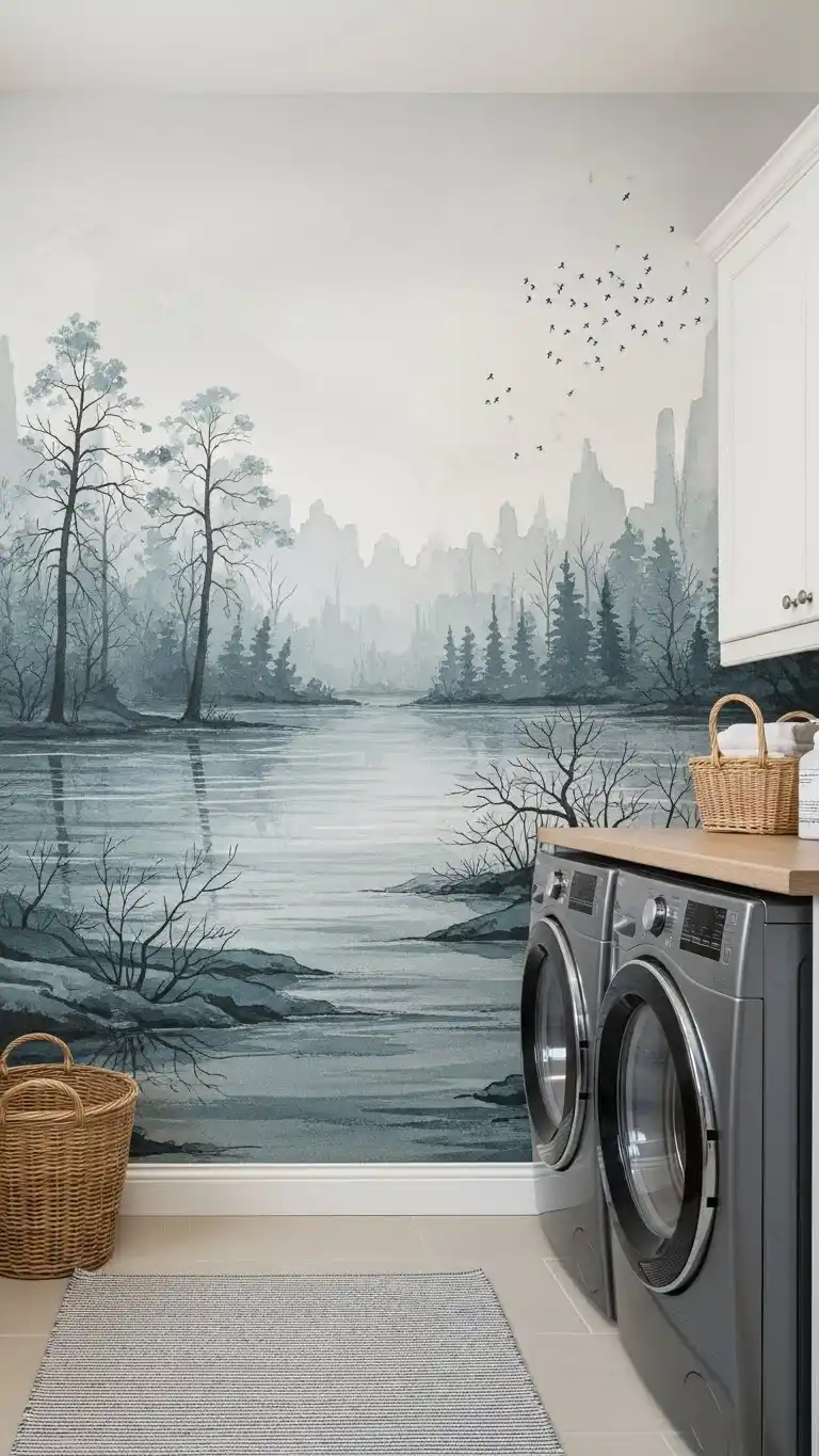 25 Laundry Room Mural Ideas for a Fun & Creative Look 2 Things to Consider Before Choosing a Laundry Room Mural