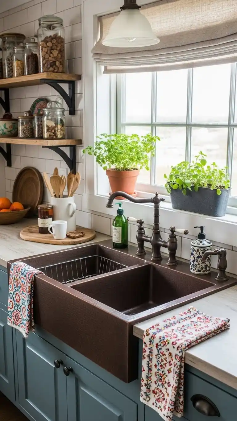 16 Bohemian Kitchen Sink Inspirations to Try 2 Tips to Choose a Bohemian Kitchen Sink That Suits Your Lifestyle