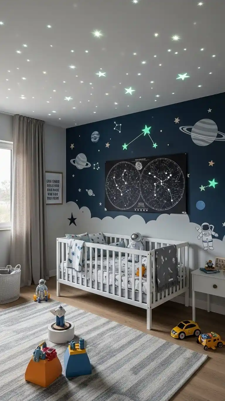 25 Space Themed Bedroom Ideas For Boy Toddlers You’ll Love 2 Why Space-Themed Bedrooms Inspire Learning and Creativity