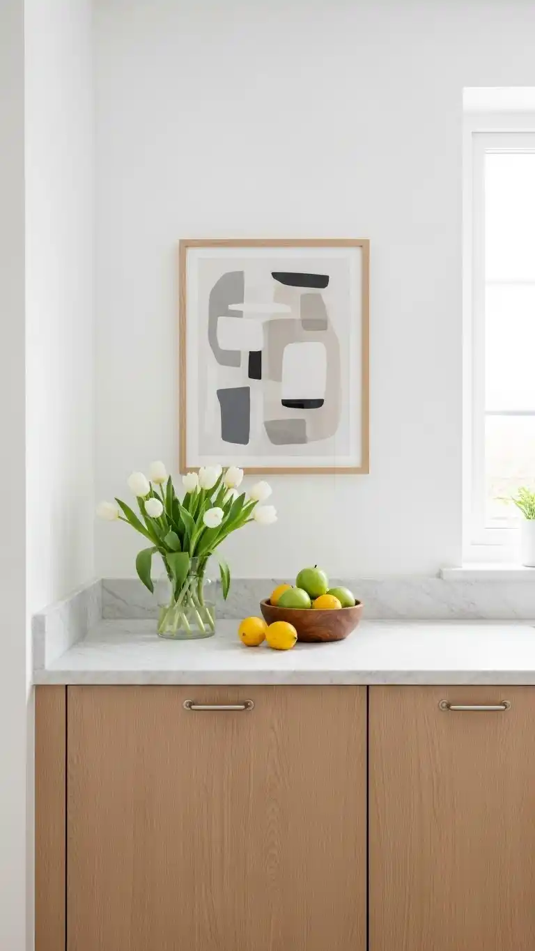15 Minimalist Kitchen Ideas for a Clean & Modern Look 15 12. Add Minimal Decorative Accents
