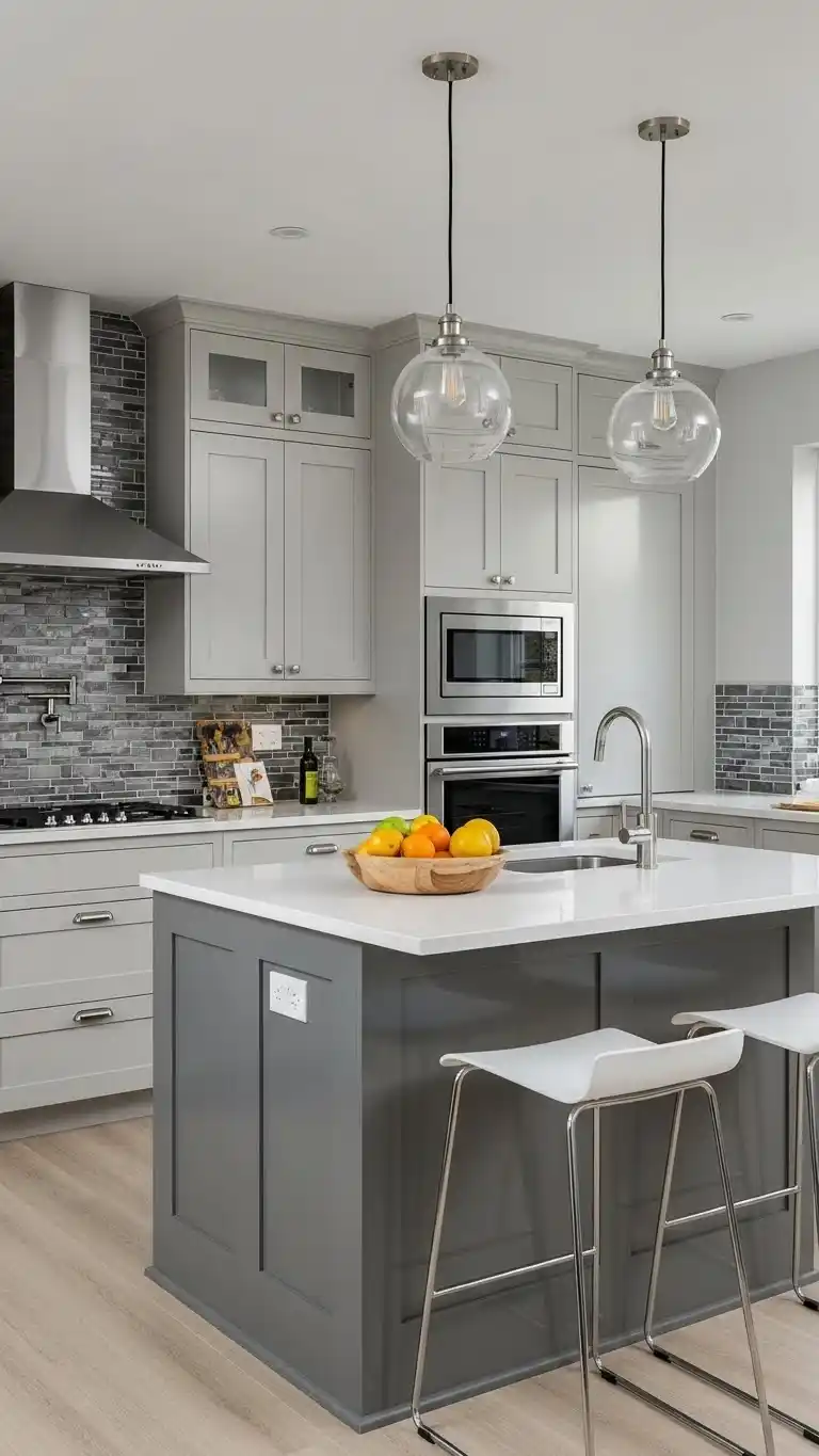 15 Modern Kitchen Accent Wall Ideas for a Sleek Look 18 15. High-Gloss Accent Wall for Contemporary Shine