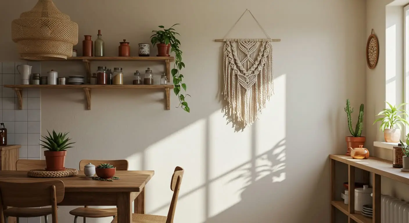 15 Bohemian Kitchen Empty Wall Ideas You’ll Love 1 Bohemian Kitchen Empty Wall Ideas