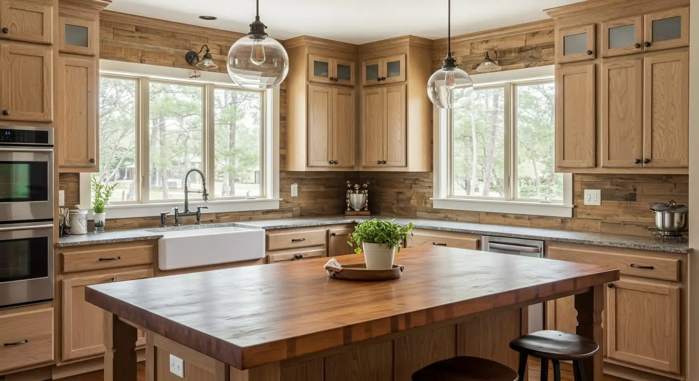 Farmhouse Kitchen Accent Wall Ideas
