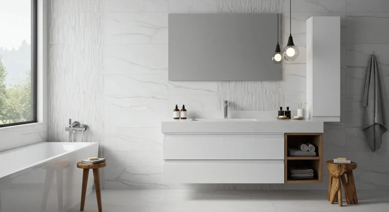 Bathroom Backsplash Ideas White Vanity