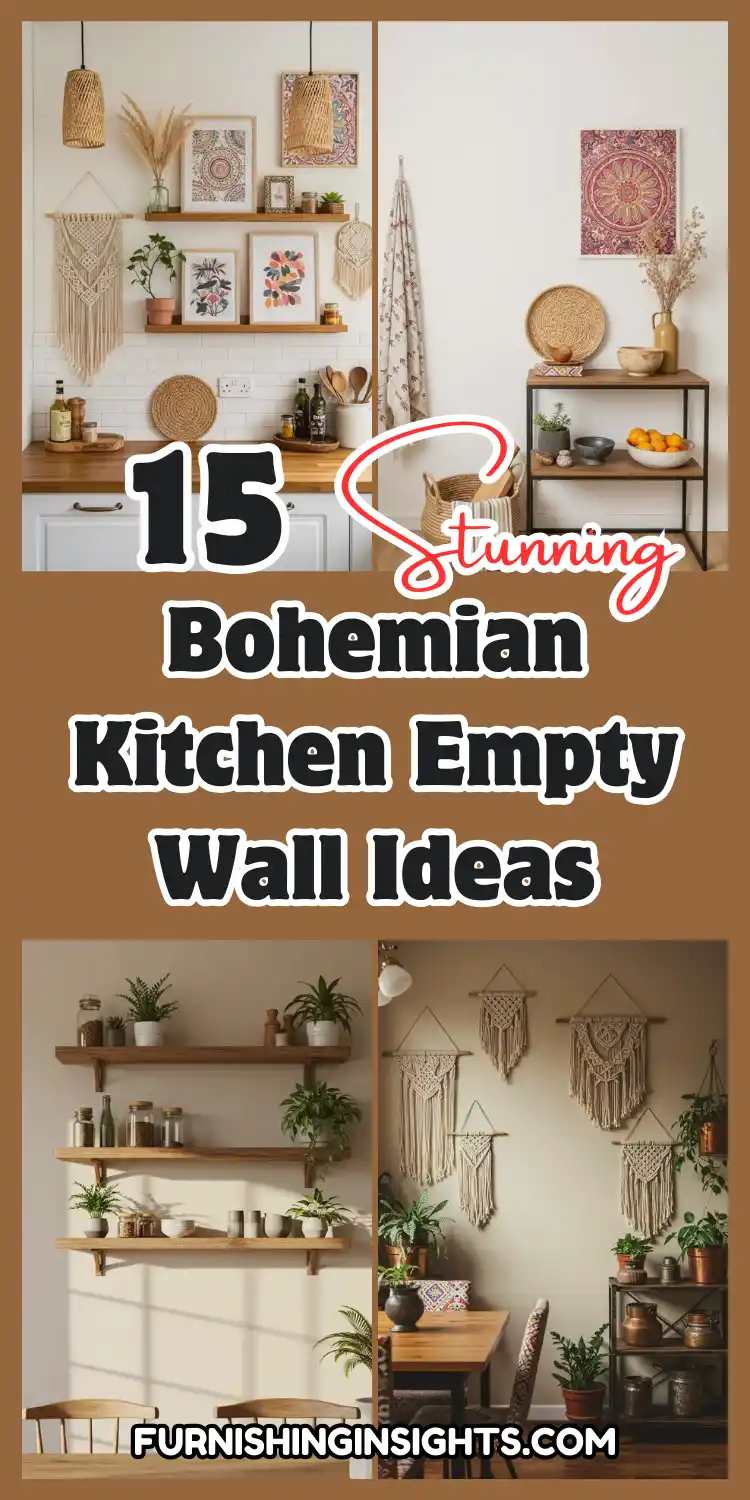 15 Bohemian Kitchen Empty Wall Ideas You’ll Love 1 Bohemian Kitchen Empty Wall