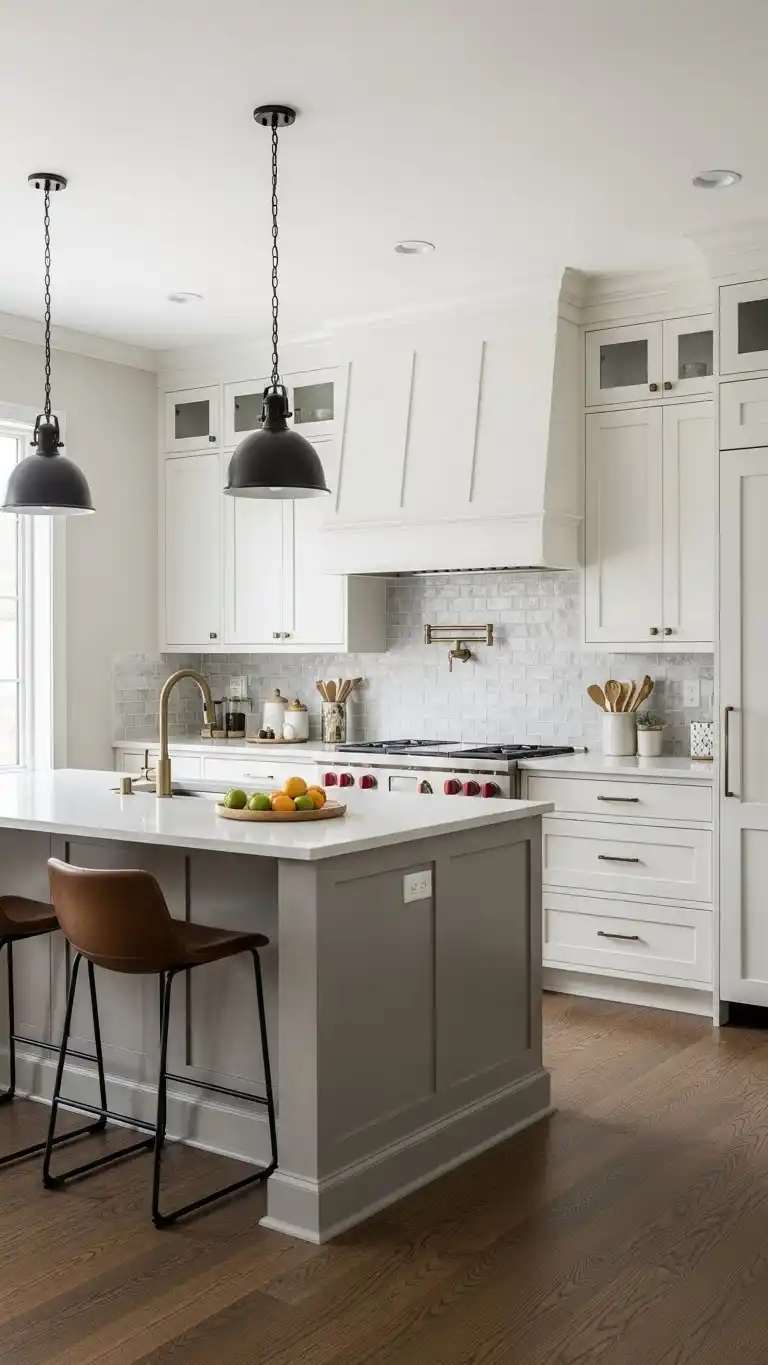 15 Modern Kitchen Accent Wall Ideas for a Sleek Look 2 How Accent Walls Shape Modern Kitchen Flow