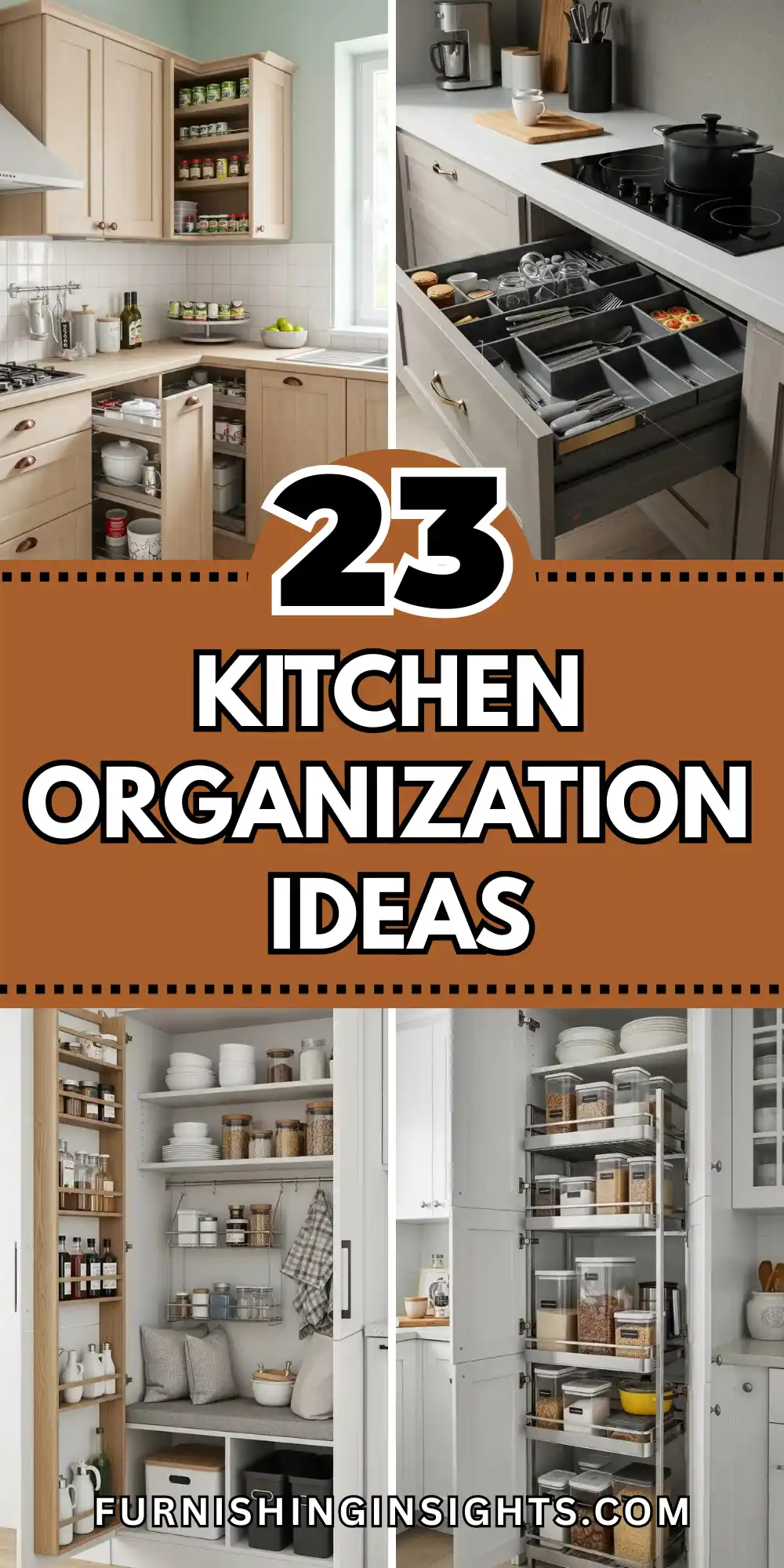 23 Smart Kitchen Organization Ideas You’ll Love 1 Kitchen Organization Ideas