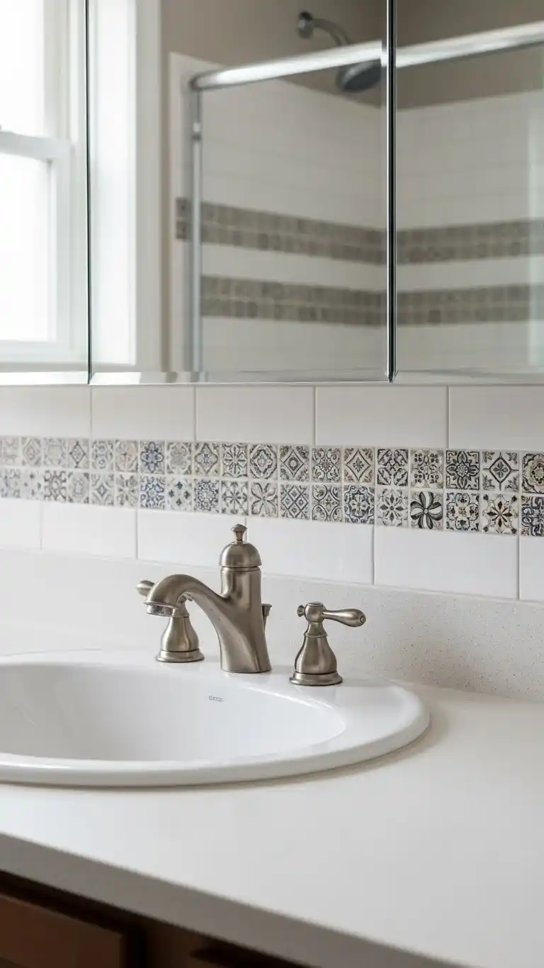 13 Bathroom Backsplash Ideas Vanities Tile You’ll Love 2 Practical Tile Selection Factors for Vanity Backsplashes