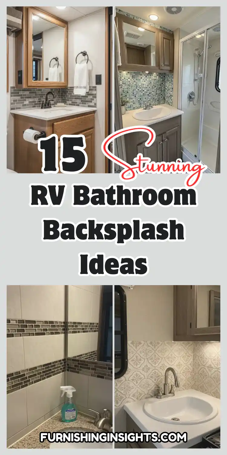 15 Simple & Stunning RV Bathroom Backsplash Ideas 1 RV Bathroom Backsplash