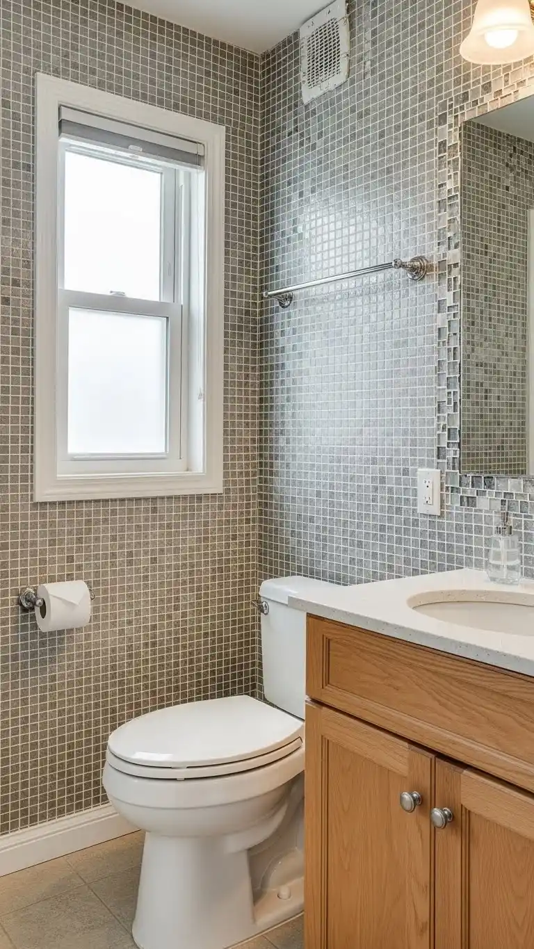 13 Simple & Stunning Small Tile Bathroom Backsplash Ideas 1 Why Small Tiles Are Perfect for Bathroom Backsplashes