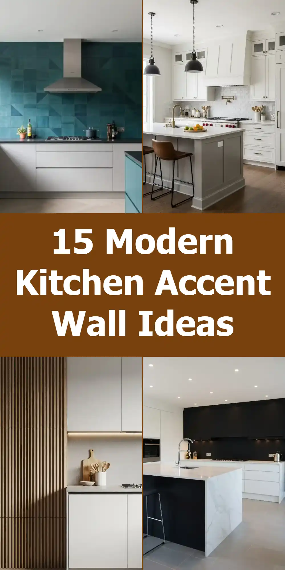 15 Modern Kitchen Accent Wall Ideas for a Sleek Look 1 modern kitchen accent wall ideas