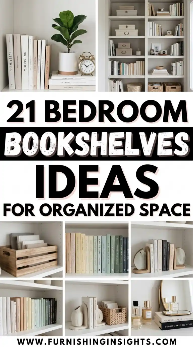 21 Bedroom Bookshelves Ideas for a Stylish and Organized Space 23 21 Bedroom Bookshelves Ideas for Organized Space