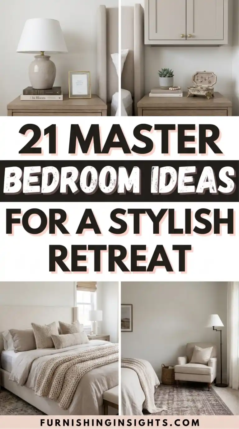 21 Master Bedroom Ideas for a Stylish and Cozy Retreat 25 21 Master Bedroom Ideas for a Stylish Retreat