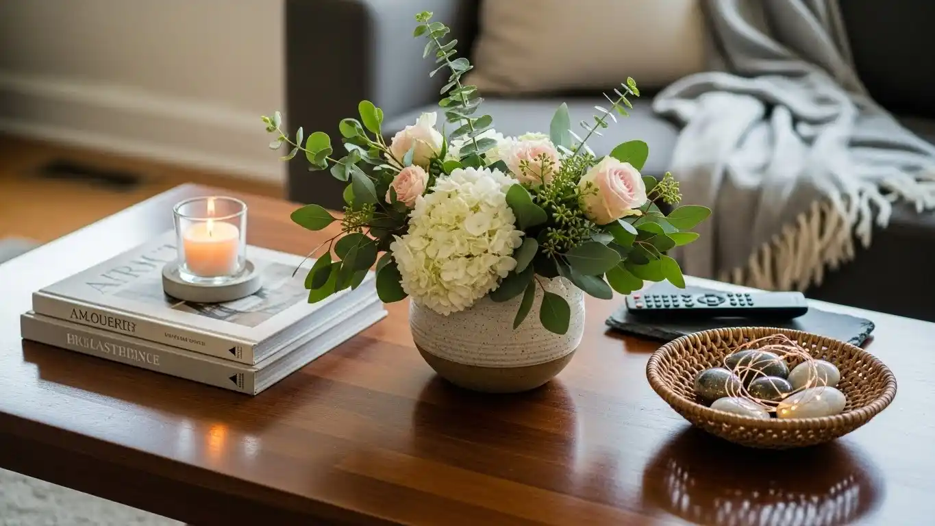 How to Decor Living Room Table
