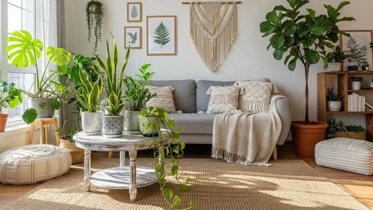 How to Decor Living Room with Plants