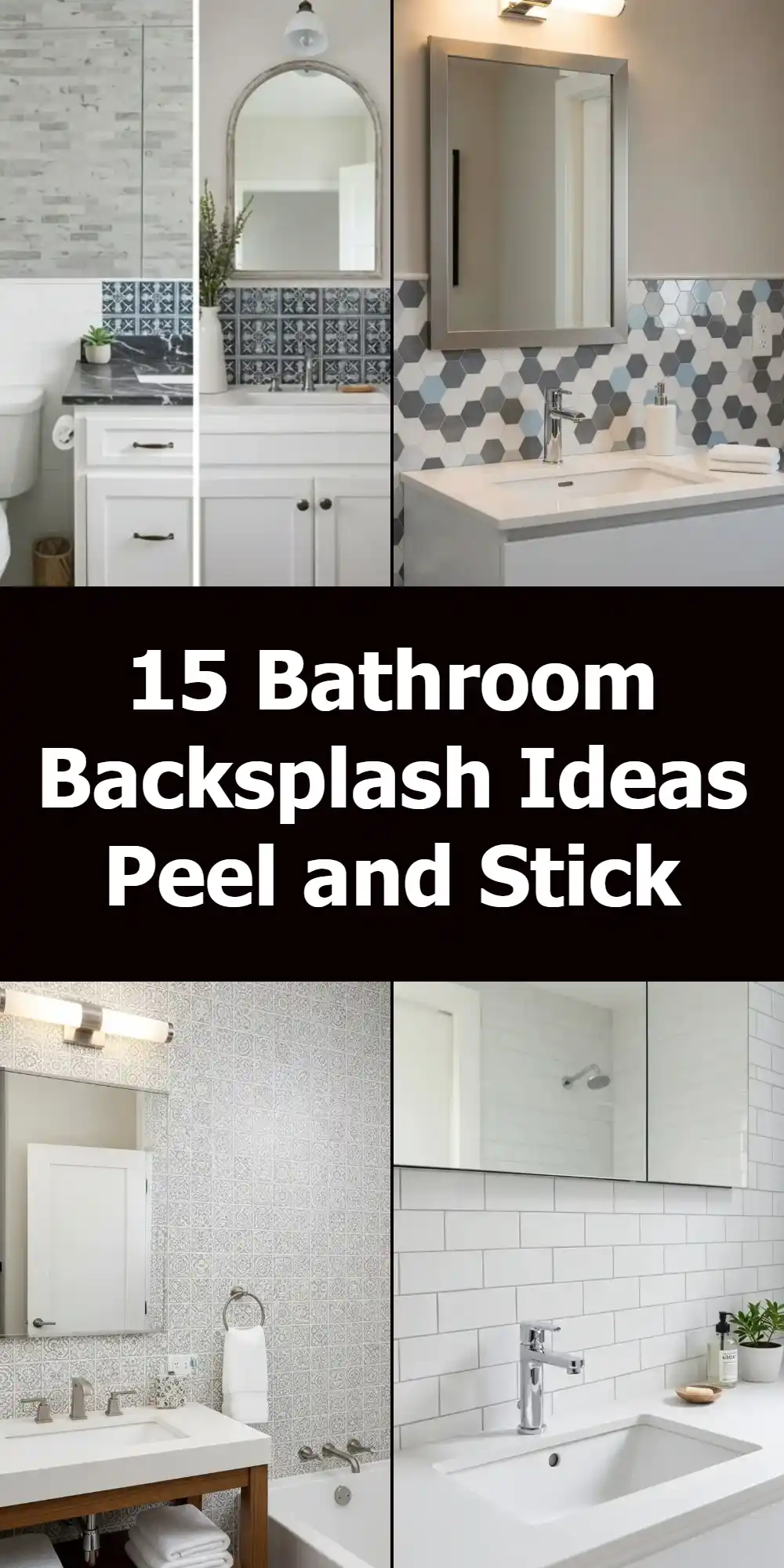 15 Easy Bathroom Backsplash Ideas Peel and Stick for Quick Upgrades 1 bathroom backsplash ideas peel and stick