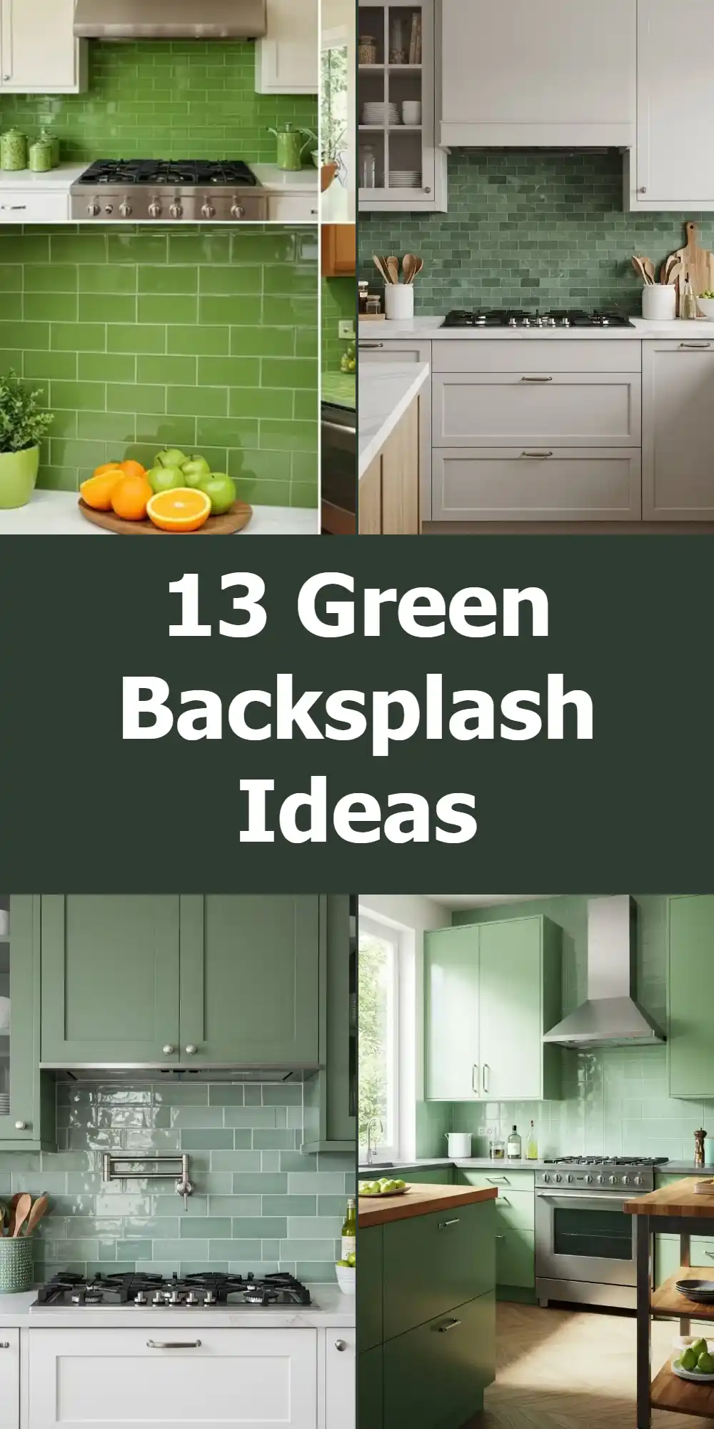 13 Simple & Stunning Green Backsplash Ideas 1 green backsplash ideas