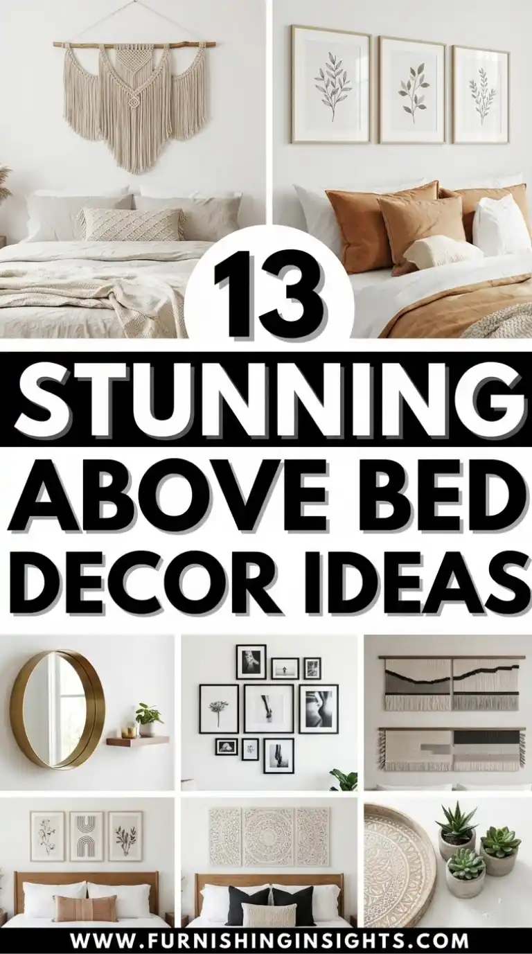 Above Bed Decor Ideas to Elevate Your Bedroom with Stylish, Balanced Displays 1 13 Above Bed Decor Ideas