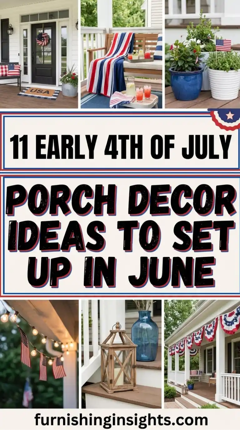 4th of July Porch Decor: 11 Ideas You Should Set Up Early in June 1 4th of july porch decor ideas to set up in june