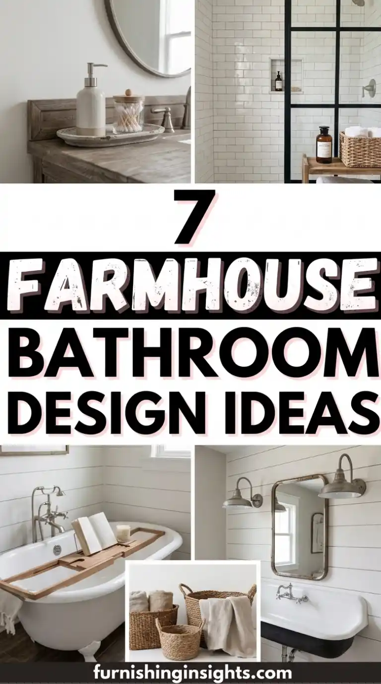 Farmhouse Bathroom Design Ideas: 7 Simple Design Refreshes 1 7 Farmhouse Bathroom Design Ideas