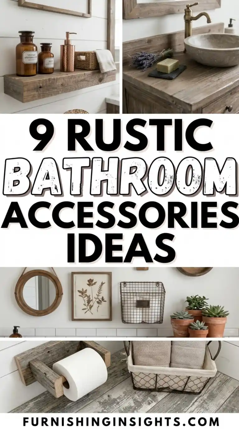 Rustic Bathroom Accessories Ideas: 9 Ways to Add Cozy Style 1 9 Rustic Bathroom Accessories Ideas