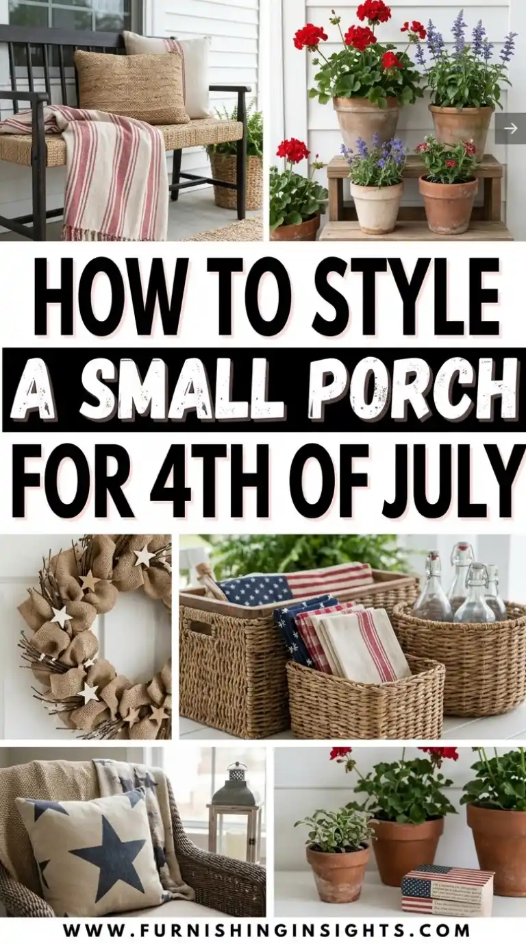 10 Smart Ways to Style a Small Porch for 4th of July (That Still Pop) 1 Smart Ways to Style a Small Porch for 4th of July