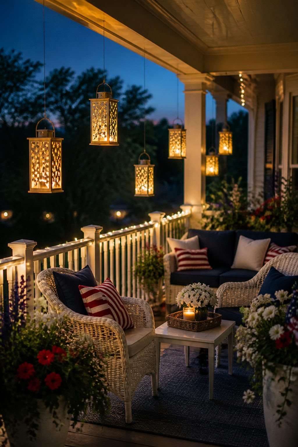 11 Creative Ways to Use Lights for 4th of July Porch Decor That Wow at Night 2 Item 1
