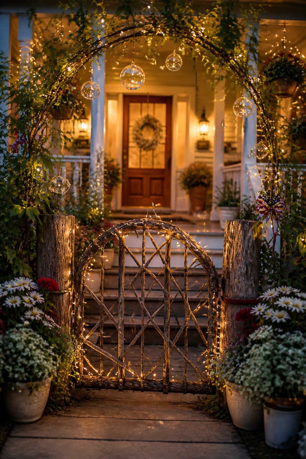 11 Creative Ways to Use Lights for 4th of July Porch Decor That Wow at Night 9 Item 8