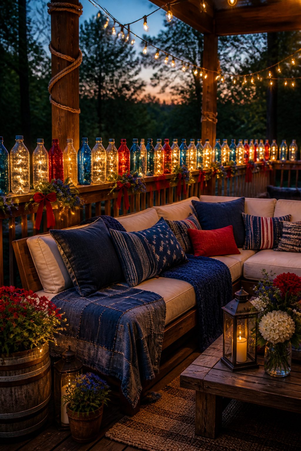 11 Creative Ways to Use Lights for 4th of July Porch Decor That Wow at Night 12 Item 11