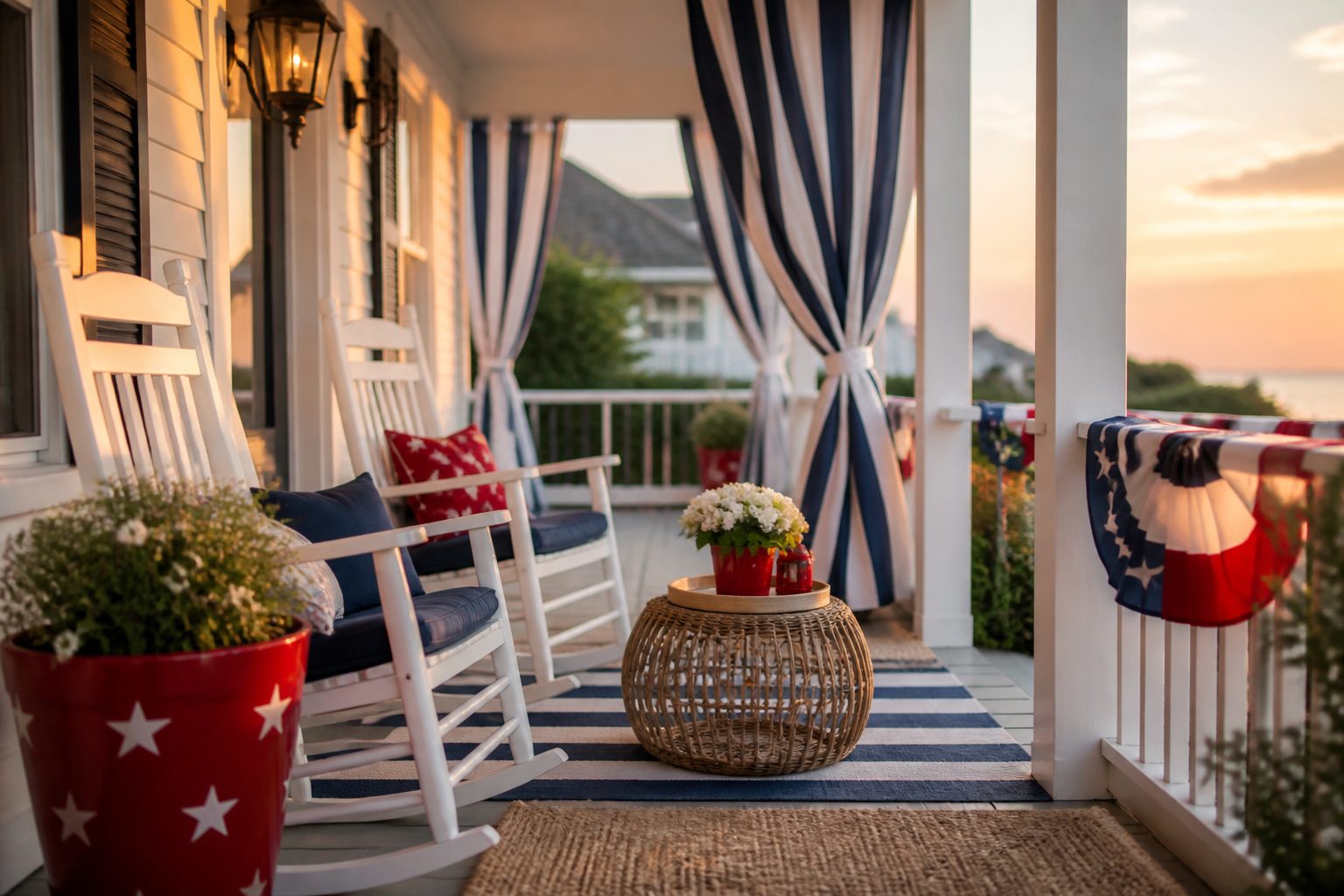 10 Smart Ways to Style a Small Porch for 4th of July (That Still Pop)