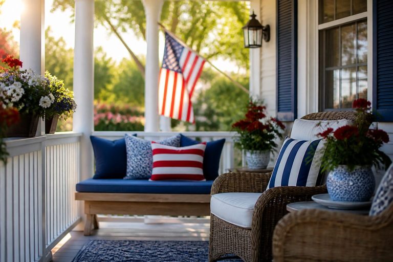 11 4th of July Porch Decor Ideas You Should Set Up Early in June