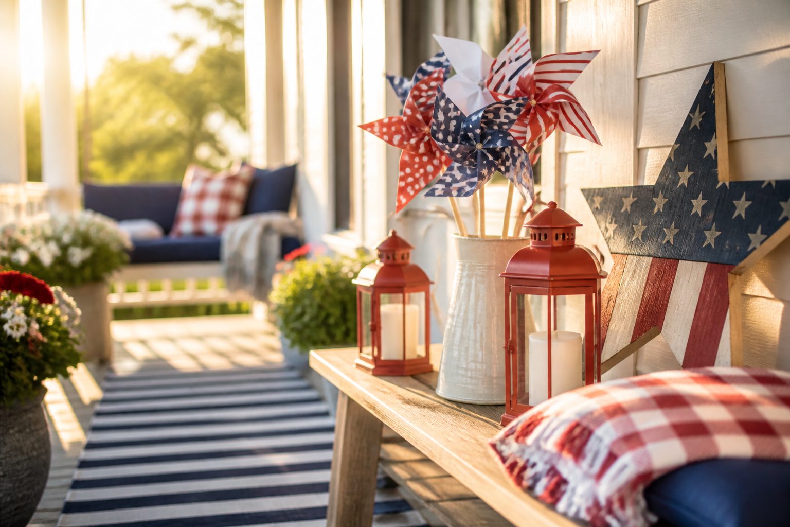 10 4th of July Porch Decor Ideas on a Budget Under $30