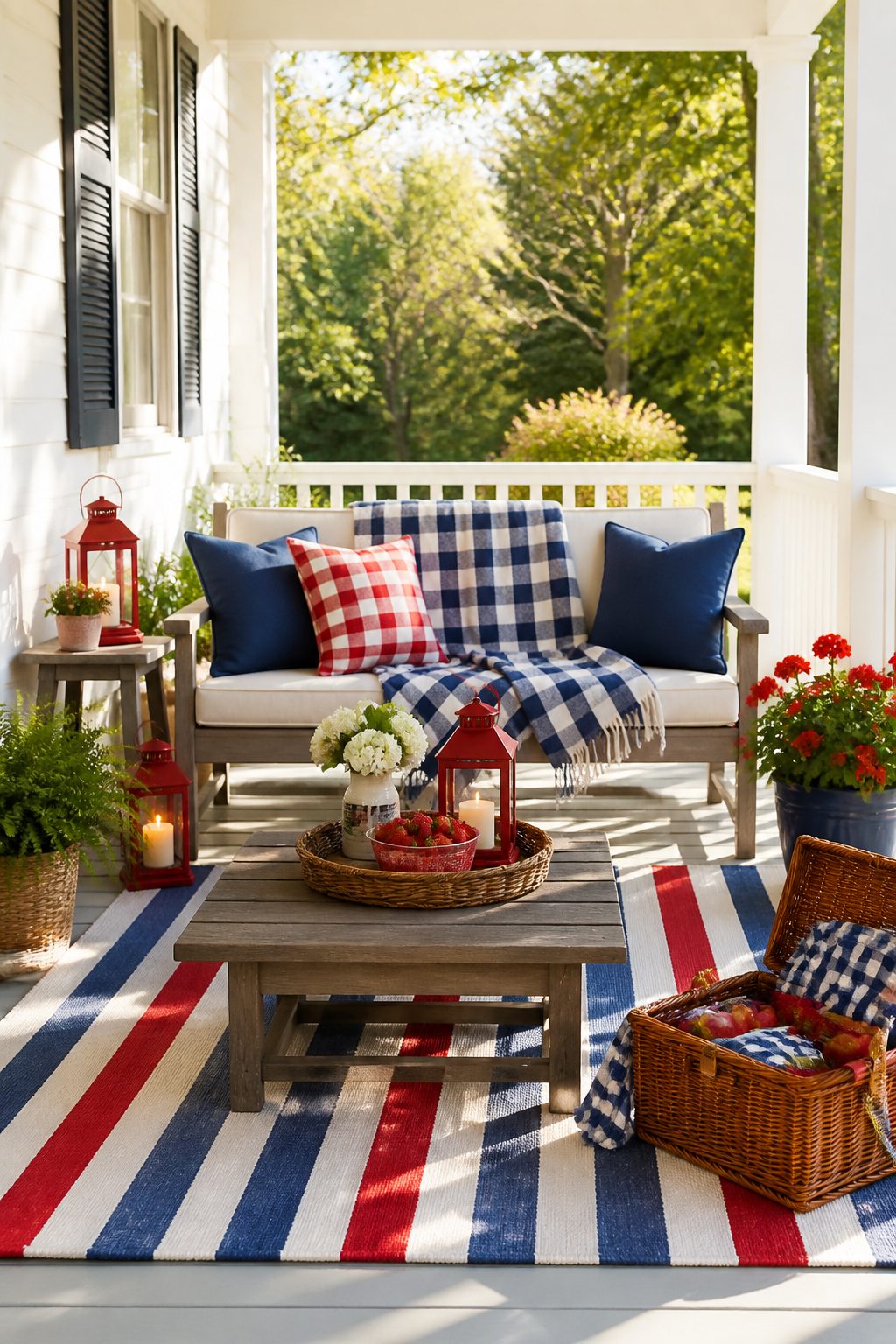 4th of July Porch Decor Ideas on a Budget: 10 Simple Cheap Makeovers 1 Item 1