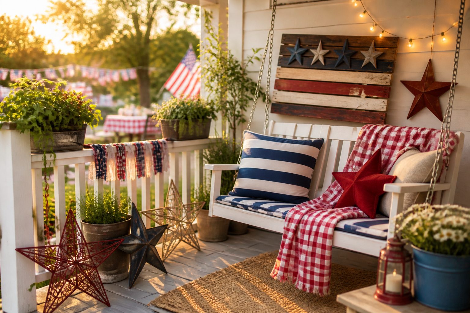 13 Dollar Store 4th of July Outdoor Decorations That Actually Look Cute