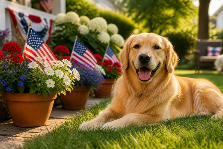 9 4th of July Outdoor Decorations for Dog Owners That Won't Stress Your Pup