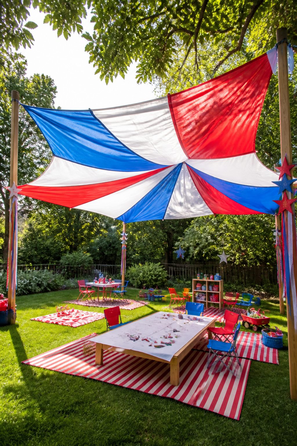 4th of July Outdoor Decorations for Large Families: 11 Crowd-Pleasing Ideas 8 Item 8