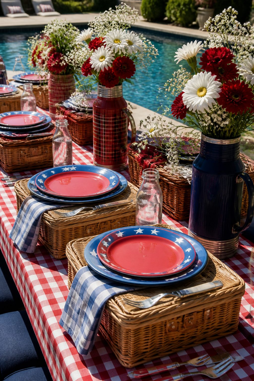 4th of July Tablescape Ideas for Pool Party: 13 Party Setups 5 Item 5