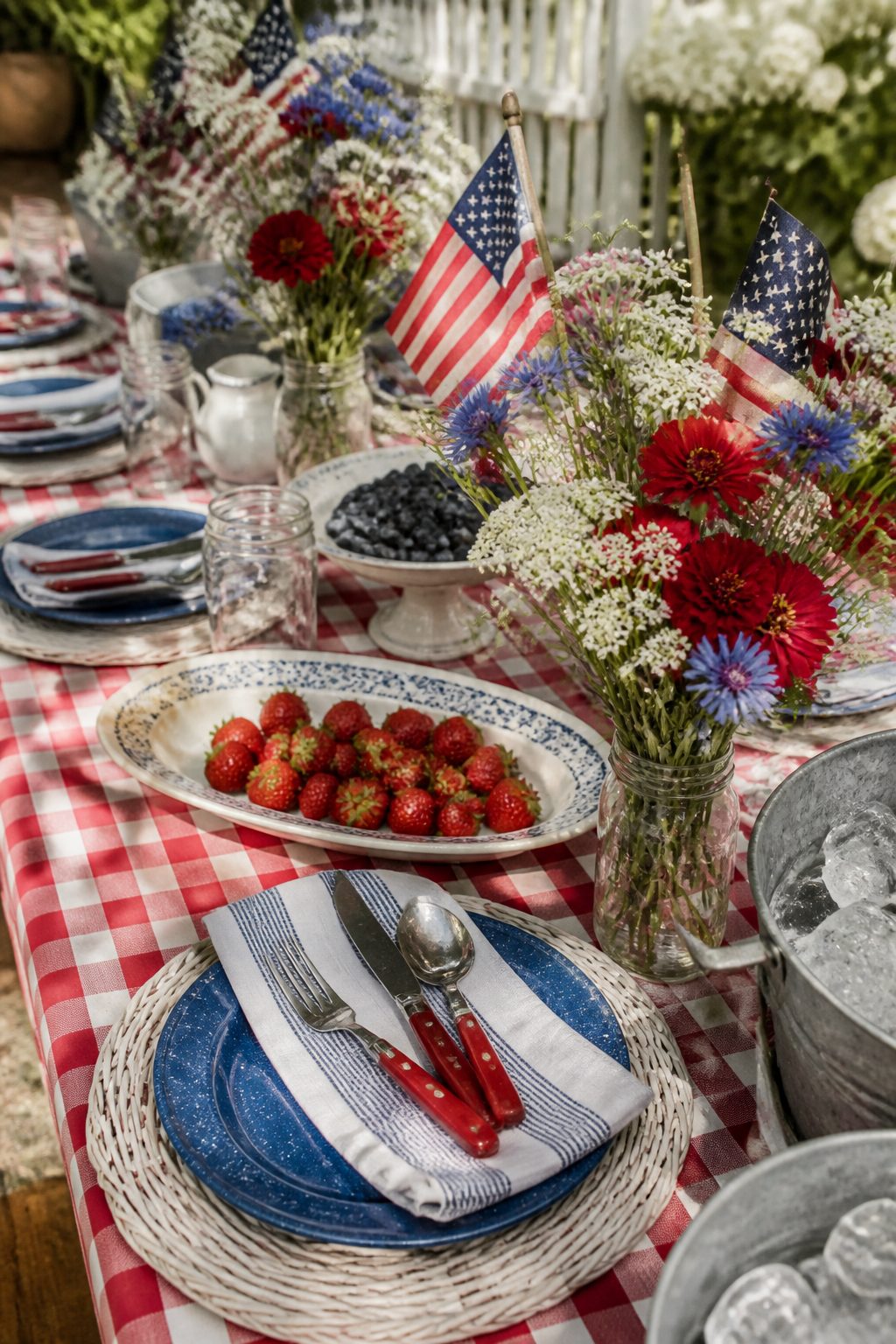 10 Fresh 4th of July Tablescape Ideas for Summer Brunch 3 Item 3