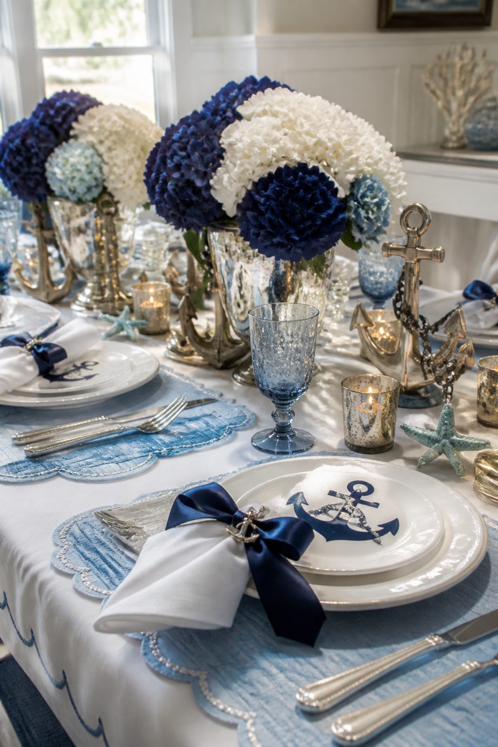 4th of July Tablescapes Nautical Theme Ideas: 13 Coastal Looks 5 Item 5