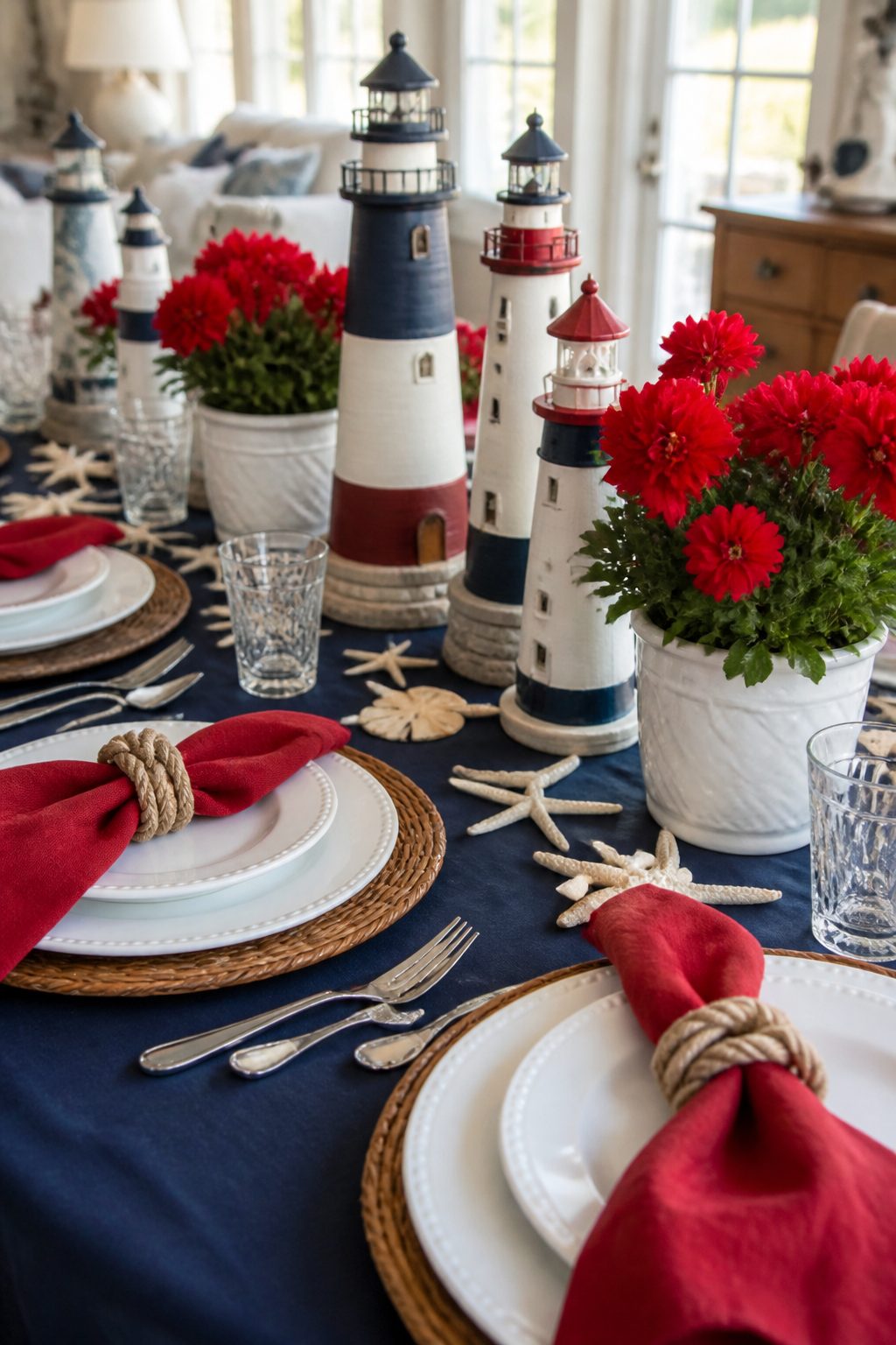 4th of July Tablescapes Nautical Theme Ideas: 13 Coastal Looks 6 Item 6
