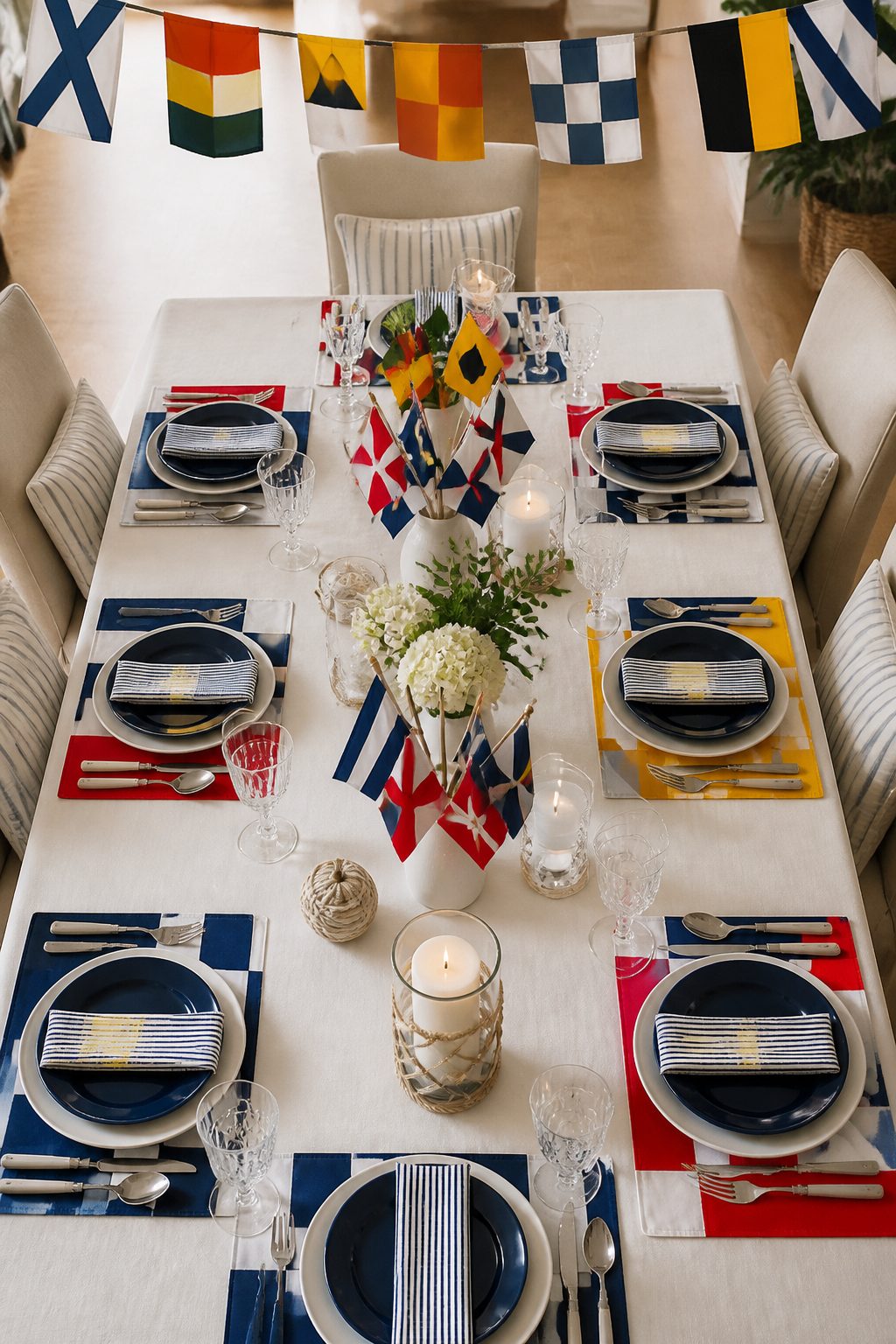 4th of July Tablescapes Nautical Theme Ideas: 13 Coastal Looks 8 Item 8