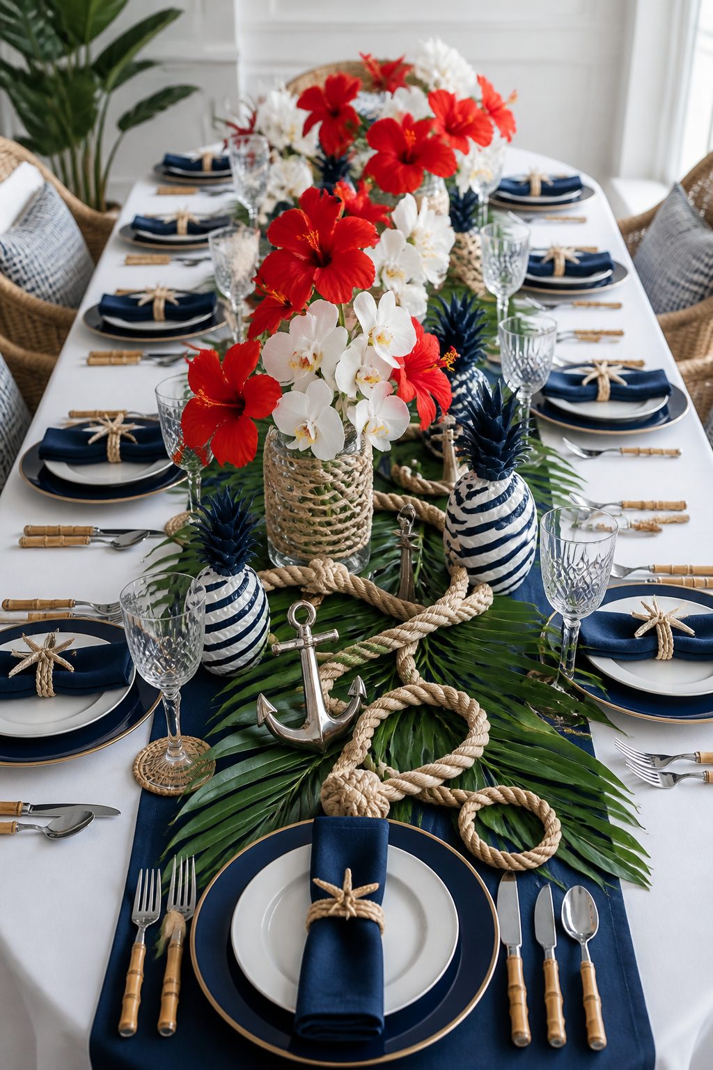 4th of July Tablescapes Nautical Theme Ideas: 13 Coastal Looks 13 Item 13
