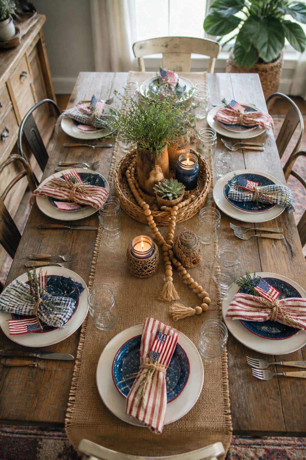4th of July Tablescapes Boho Vibes Ideas: 10 Cozy Designs 10 Item 10